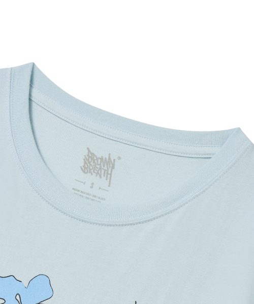 BROWNBREATH（ブラウンブレス）の「BXM W DREAM TEE - LIGHT BLUE（Tシャツ/カットソー・レディース・その他・S/M）」の5枚目の写真