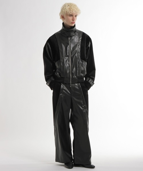 HARE(ハレ)の「【SET UP対応】TSUNAGARIレザーブルゾン(HARE)(ブルゾン・メンズ・ブラック/レッド系その他・FREE)」の6枚目の写真