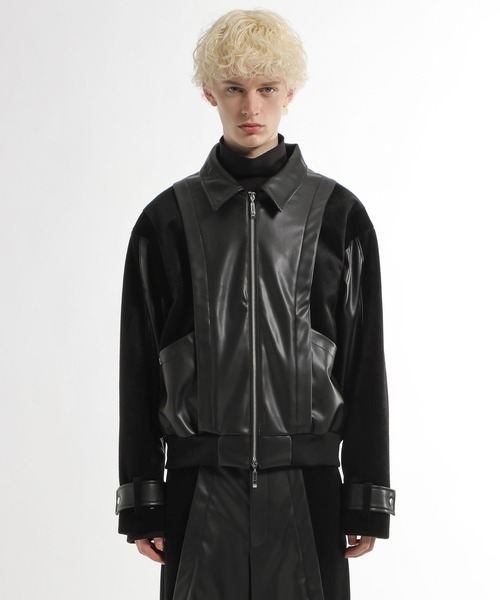 HARE(ハレ)の「【SET UP対応】TSUNAGARIレザーブルゾン(HARE)(ブルゾン・メンズ・ブラック/レッド系その他・FREE)」の20枚目の写真