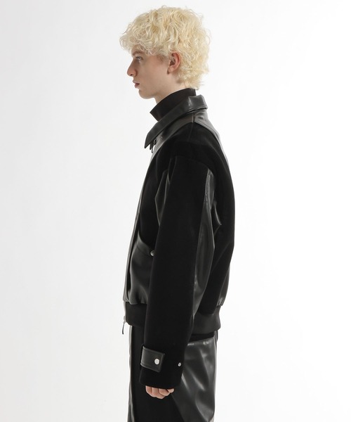 HARE(ハレ)の「【SET UP対応】TSUNAGARIレザーブルゾン(HARE)(ブルゾン・メンズ・ブラック/レッド系その他・FREE)」の21枚目の写真