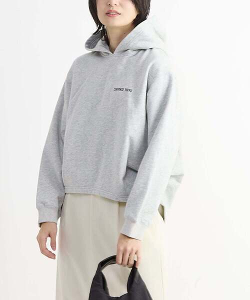 CONVERSE TOKYO(コンバーストウキョウ)の「BACK STAR★ SIDE TUCK HOODIE(パーカー・レディース・イエロー/杢グレー/ピンク・FREE)」の2枚目の写真