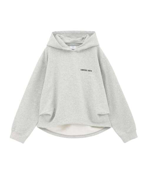 CONVERSE TOKYO(コンバーストウキョウ)の「BACK STAR★ SIDE TUCK HOODIE(パーカー・レディース・イエロー/杢グレー/ピンク・FREE)」の17枚目の写真
