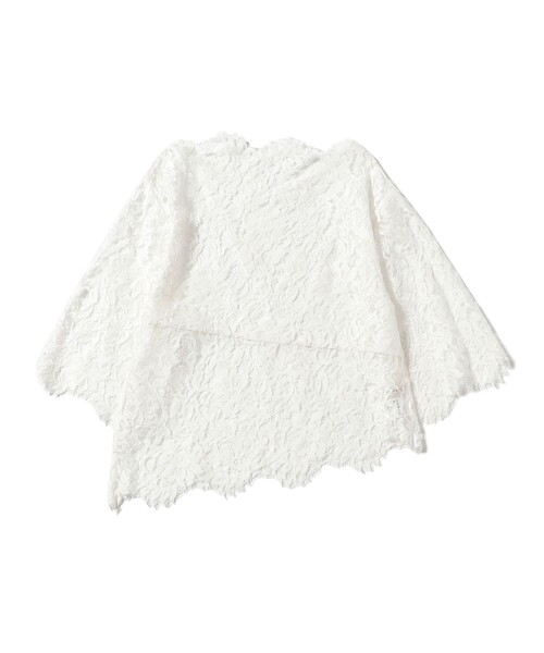 Demi-Luxe BEAMS(デミルクス ビームス)の「リバーレース ブラウス(シャツ/ブラウス・レディース・ブラック/ホワイト・ONE SIZE)」の16枚目の写真
