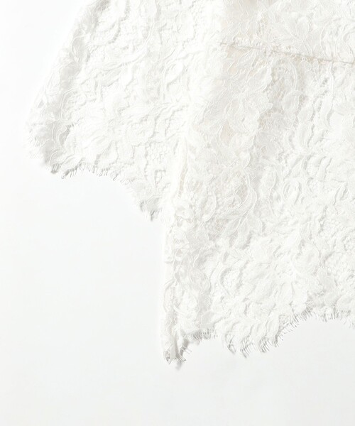 Demi-Luxe BEAMS(デミルクス ビームス)の「リバーレース ブラウス(シャツ/ブラウス・レディース・ブラック/ホワイト・ONE SIZE)」の18枚目の写真