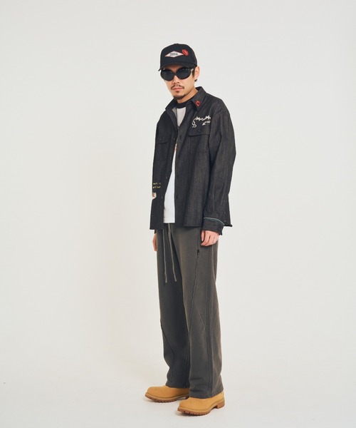 EFFECTEN(エフェクテン)の「【EFFECTEN】Stitch denim shirts(シャツ/ブラウス・メンズ・ブラック/ブルー系その他・MEDIUM/LARGE)」の5枚目の写真