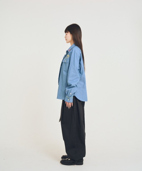 EFFECTEN(エフェクテン)の「【EFFECTEN】Stitch denim shirts(シャツ/ブラウス・メンズ・ブラック/ブルー系その他・MEDIUM/LARGE)」の16枚目の写真