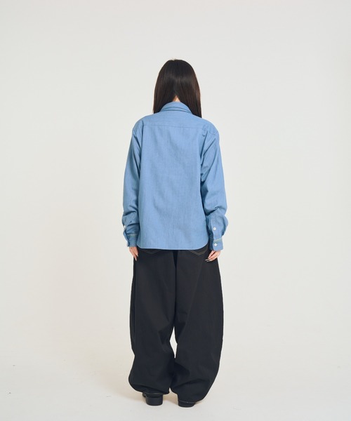 EFFECTEN(エフェクテン)の「【EFFECTEN】Stitch denim shirts(シャツ/ブラウス・メンズ・ブラック/ブルー系その他・MEDIUM/LARGE)」の17枚目の写真