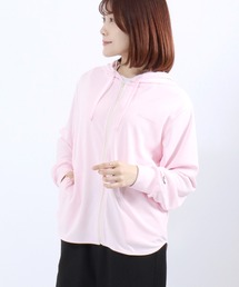 Champion(チャンピオン)ドライメッシュ UVカット ジップアップパーカー レディース 速乾 抗菌防臭 軽量スポーツパーカー