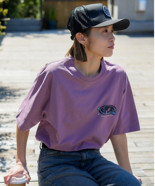 rip curl（リップカール）の「【RIPCURL（リップカール）】M WETSUIT ICON TRUCKER　リサイクルポリエステル　ブランドロゴ　メッシュキャップ・帽子（キャップ・レディース・ブラック・FREE）」の2枚目の写真