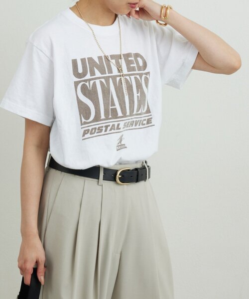 GALLARDAGALANTE（ガリャルダガランテ）の「【GOOD ROCK SPEED】UNITED STATES ロゴT／別注（Tシャツ/カットソー・レディース・ホワイト・FREE）」の9枚目の写真