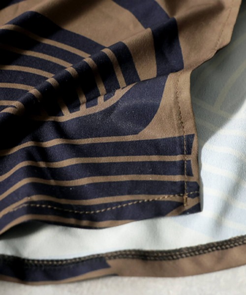 antiqua（アンティカ）の「幾何学柄 シャツワンピース（シャツワンピース・レディース・ネイビー/ブラック・ONESIZE）」の16枚目の写真