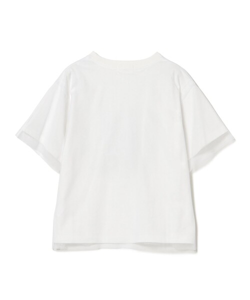 BEAMS HEART（ビームスハート）の「フォト チュール Tシャツ（Tシャツ/カットソー・レディース・チャコールグレー/グレー/オフホワイト・FREE）」の16枚目の写真