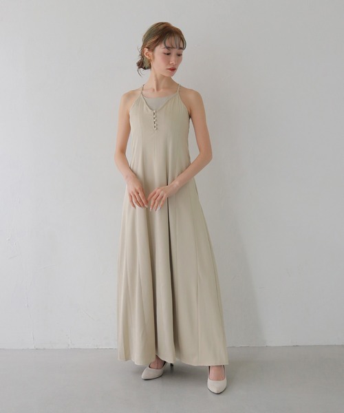 CLEIO（クレイオ）の「【CLEIO】2WAYナローワンピース 2WAY NARROW DRESS（ワンピース・レディース・ブラック/ベージュ・FREE）」の12枚目の写真