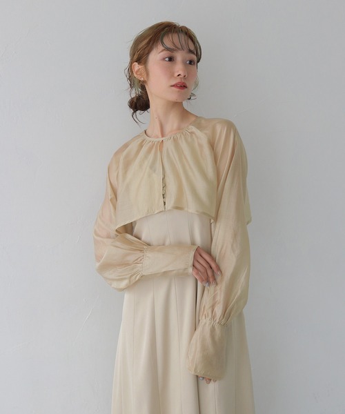 CLEIO（クレイオ）の「【CLEIO】2WAYナローワンピース 2WAY NARROW DRESS（ワンピース・レディース・ブラック/ベージュ・FREE）」の10枚目の写真