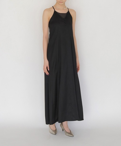 CLEIO（クレイオ）の「【CLEIO】2WAYナローワンピース 2WAY NARROW DRESS（ワンピース・レディース・ブラック/ベージュ・FREE）」の19枚目の写真