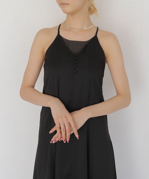 CLEIO（クレイオ）の「【CLEIO】2WAYナローワンピース 2WAY NARROW DRESS（ワンピース・レディース・ブラック/ベージュ・FREE）」の21枚目の写真