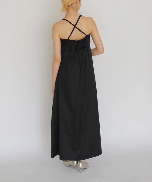 CLEIO（クレイオ）の「【CLEIO】2WAYナローワンピース 2WAY NARROW DRESS（ワンピース・レディース・ブラック/ベージュ・FREE）」の20枚目の写真
