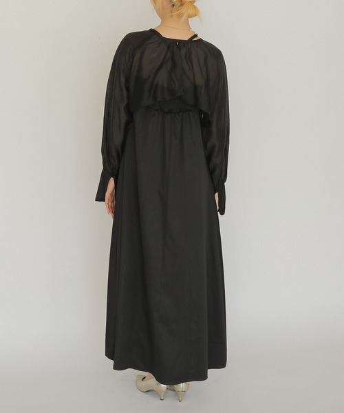 CLEIO（クレイオ）の「【CLEIO】2WAYナローワンピース 2WAY NARROW DRESS（ワンピース・レディース・ブラック/ベージュ・FREE）」の17枚目の写真