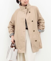 MICO COULIER | クリアツイル撥水スタンドカラーコート(その他アウター)