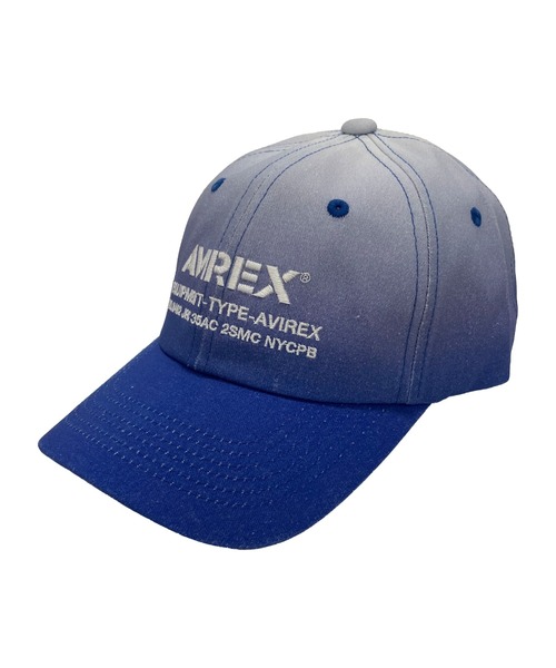MAISON mou(メゾンムー)の「【AVIREX/アヴィレックス】GRADATION COLOR CAP グラデーションカラーキャップ(キャップ・レディース・カーキ/ブラック/ブルー/ネイビー・FREE)」の4枚目の写真