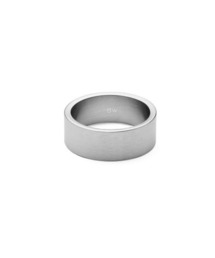 Line Ring Brushed 8.0MM ブラッシュ仕上げ シルバー／グレー