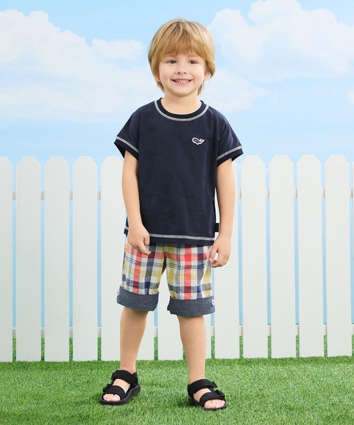 combimini(コンビミニ)の「2WAYハーフパンツ(チェック)(その他パンツ・キッズ・オフホワイト・80/90/100/110/120)」の5枚目の写真