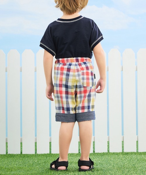combimini(コンビミニ)の「2WAYハーフパンツ(チェック)(その他パンツ・キッズ・オフホワイト・80/90/100/110/120)」の7枚目の写真