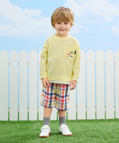 combimini(コンビミニ)の「2WAYハーフパンツ(チェック)(その他パンツ・キッズ・オフホワイト・80/90/100/110/120)」の9枚目の写真