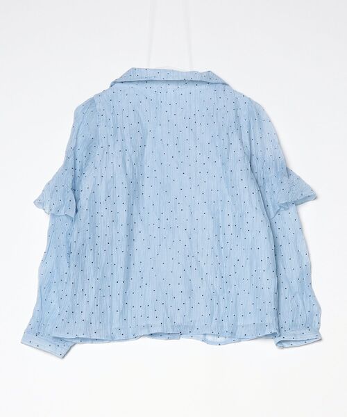 gossip!ロサンゼルス(ゴシップロサンゼルス)の「【Y2Kガーリー】レトロ ドット柄 フリル シフォンブラウス(シャツ/ブラウス・レディース・ブルー・M)」の22枚目の写真