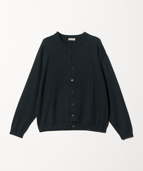 BEAUTY&YOUTH UNITED ARROWS（ビューティーアンドユースユナイテッドアローズ）の「コットン 8B クルーネック カーディガン（カーディガン/ボレロ・メンズ・ブラック/ダークグリーン・L/XL/S/M）」の14枚目の写真