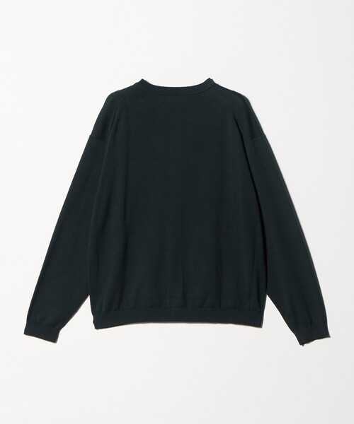 BEAUTY&YOUTH UNITED ARROWS（ビューティーアンドユースユナイテッドアローズ）の「コットン 8B クルーネック カーディガン（カーディガン/ボレロ・メンズ・ブラック/ダークグリーン・L/XL/S/M）」の15枚目の写真