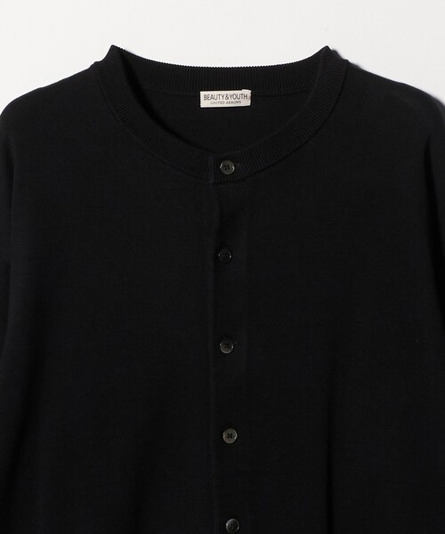 BEAUTY&YOUTH UNITED ARROWS（ビューティーアンドユースユナイテッドアローズ）の「コットン 8B クルーネック カーディガン（カーディガン/ボレロ・メンズ・ブラック/ダークグリーン・L/XL/S/M）」の21枚目の写真
