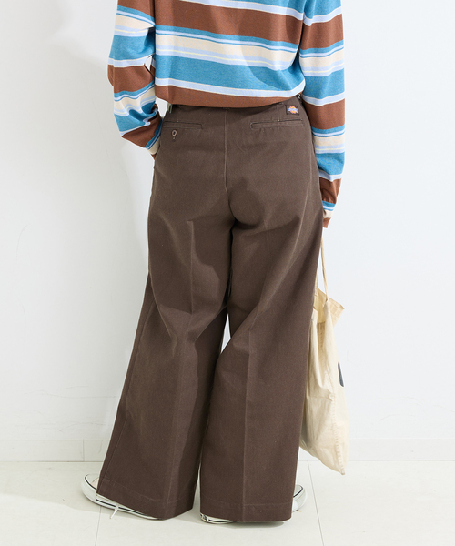 Dickies(ディッキーズ)の「ウォッシャブル / DICKIES / ディッキーズ 別注 ウエストクロスパンツ(チノパンツ・レディース・ベージュ/ブラウン・SMALL/MEDIUM)」の10枚目の写真