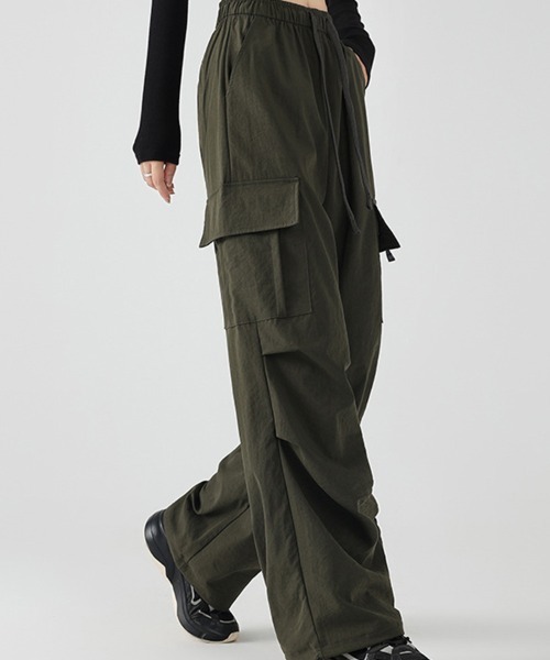 Flugge(フラッジー)の「ストレートカーゴパンツ(カーゴパンツ・レディース・カーキ/グレー・LARGE/MEDIUM)」の6枚目の写真