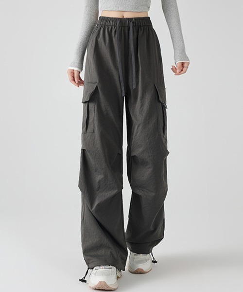 Flugge(フラッジー)の「ストレートカーゴパンツ(カーゴパンツ・レディース・カーキ/グレー・LARGE/MEDIUM)」の4枚目の写真