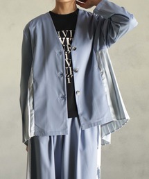 BITTOKO（ビットコ）の「ノーカラープリーツジャケット（ノーカラージャケット）」