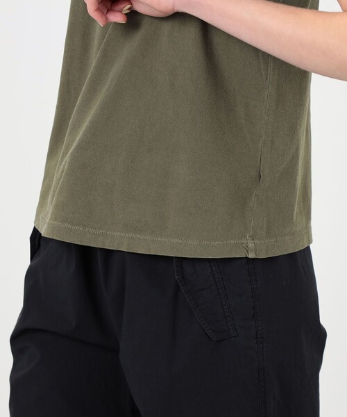 JAMES PERSE（ジェームスパース）の「ベーシック クルーネックTシャツ WLJ3114（Tシャツ/カットソー・レディース・ダークカーキ/イエロー・1/0/2）」の10枚目の写真