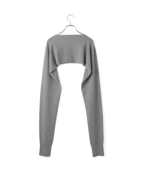 ADAM ET ROPE'（アダムエロペ）の「ボレロニットビスチェ（カーディガン/ボレロ・レディース・グレー/ブラック・FREE）」の17枚目の写真
