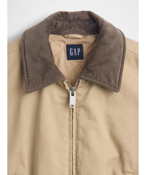 GAP(ギャップ)の「オーバーサイズ ボンバージャケット(ブルゾン・レディース・ベージュ・M/S/L/XS/XXS)」の3枚目の写真