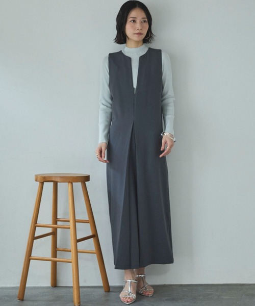Doux archives(ドゥアルシーヴ)の「ニットSETジャンスカ(ジャンパースカート・レディース・モカ/グレー/チャコールグレー・SMALL/MEDIUM)」の19枚目の写真