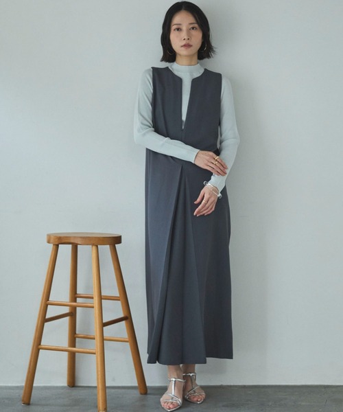 Doux archives(ドゥアルシーヴ)の「ニットSETジャンスカ(ジャンパースカート・レディース・モカ/グレー/チャコールグレー・SMALL/MEDIUM)」の20枚目の写真