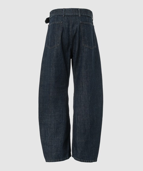 LEMAIRE（ルメール）の「TWISTED BELTED PANTS（デニムパンツ・メンズ・ネイビー・M/S）」の2枚目の写真