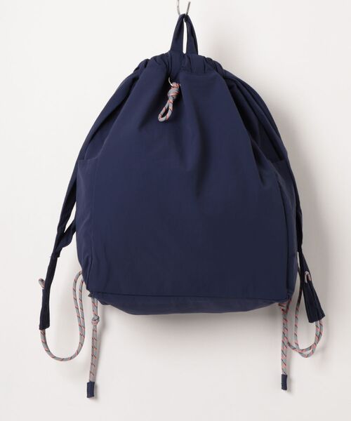 EARTH MADE(アースメイド)の「【EARTH MADE】撥水 NYLON PARACORD KNAPSACK(バックパック/リュック・レディース・グレー/グリーン/ネイビー/ブラウン/ブラック・FREE)」の5枚目の写真