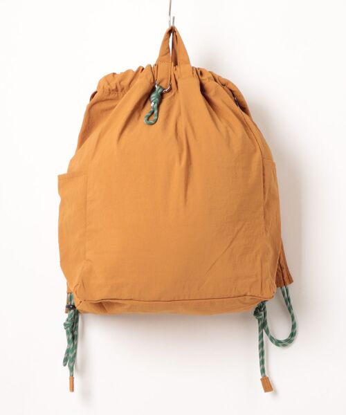 EARTH MADE(アースメイド)の「【EARTH MADE】撥水 NYLON PARACORD KNAPSACK(バックパック/リュック・レディース・グレー/グリーン/ネイビー/ブラウン/ブラック・FREE)」の4枚目の写真