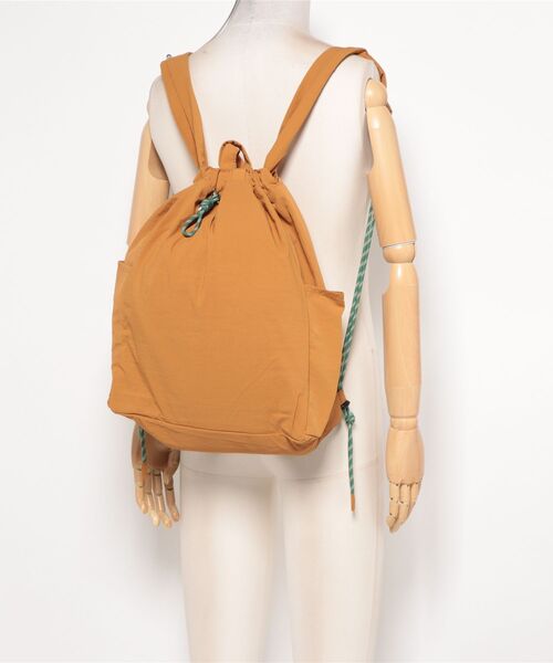 EARTH MADE(アースメイド)の「【EARTH MADE】撥水 NYLON PARACORD KNAPSACK(バックパック/リュック・レディース・グレー/グリーン/ネイビー/ブラウン/ブラック・FREE)」の9枚目の写真