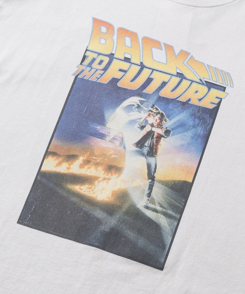 JOHN'S CLOSET（ジョンズクローゼット）の「【15】〔BACK TO THE FUTURE/バックトゥザフューチャー〕ユーズドライク半袖Tシャツ デロリアン/マーティ（Tシャツ/カットソー・メンズ・ブラック系1/ホワイト系2/ホワイト系1/ブラック系2・MEDIUM/X-LARGE/LARGE）」の22枚目の写真