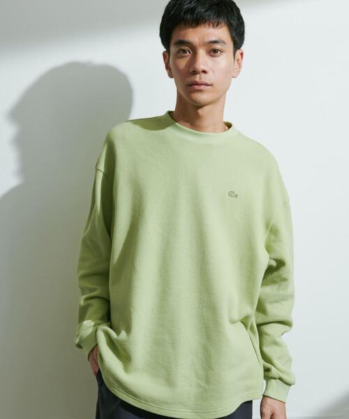 LACOSTE(ラコステ)の「『別注』LACOSTE×DOORS THICK PIQUE ROUND LONG-SLEEVE(Tシャツ/カットソー・メンズ・ライトブルー/グリーン/アイボリー/ネイビー・4/3/5)」の6枚目の写真