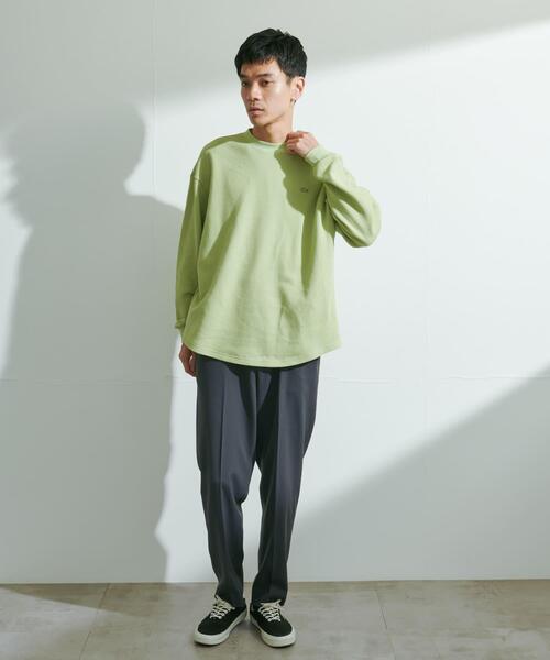 LACOSTE(ラコステ)の「『別注』LACOSTE×DOORS THICK PIQUE ROUND LONG-SLEEVE(Tシャツ/カットソー・メンズ・ライトブルー/グリーン/アイボリー/ネイビー・4/3/5)」の10枚目の写真