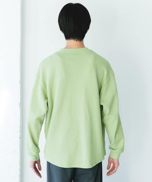 LACOSTE（ラコステ）の「『別注』LACOSTE×DOORS　THICK PIQUE ROUND LONG-SLEEVE（Tシャツ/カットソー・メンズ・ライトブルー/グリーン・4/3）」の11枚目の写真