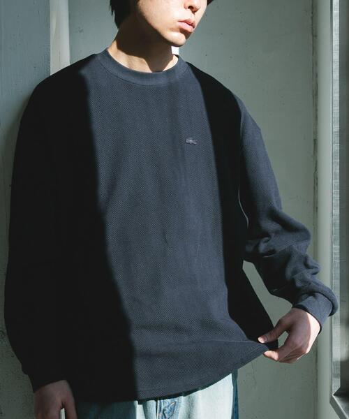 LACOSTE（ラコステ）の「『別注』LACOSTE×DOORS　THICK PIQUE ROUND LONG-SLEEVE（Tシャツ/カットソー・メンズ・ライトブルー/グリーン・4/3）」の18枚目の写真